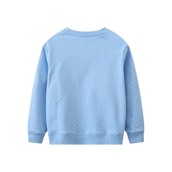 Kintish Toddler Girls Soft Cotton Sweatshirt